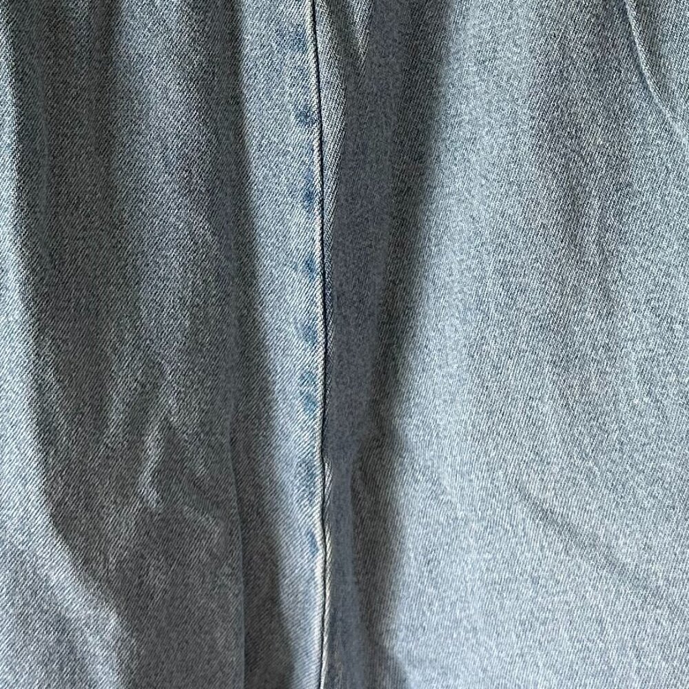 VINTAGE Cascade Blue Women's Light Blue Washed Shorts Size XL - Picture 9 of 10